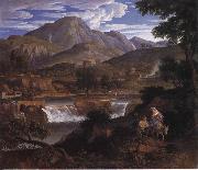 Waterfalls at Subliaco, Joseph Anton Koch